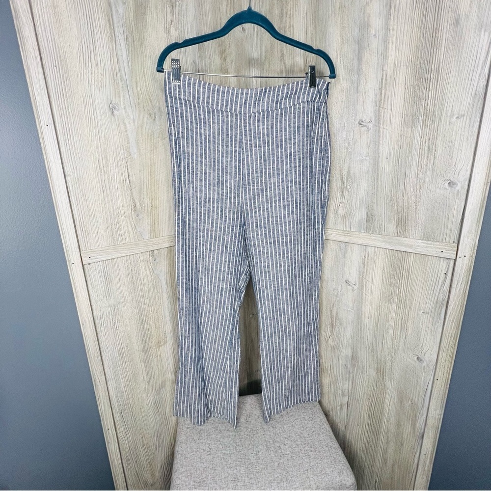 Free People Navy Striped Sleeveless Pantsuit - Picture 4 of 15